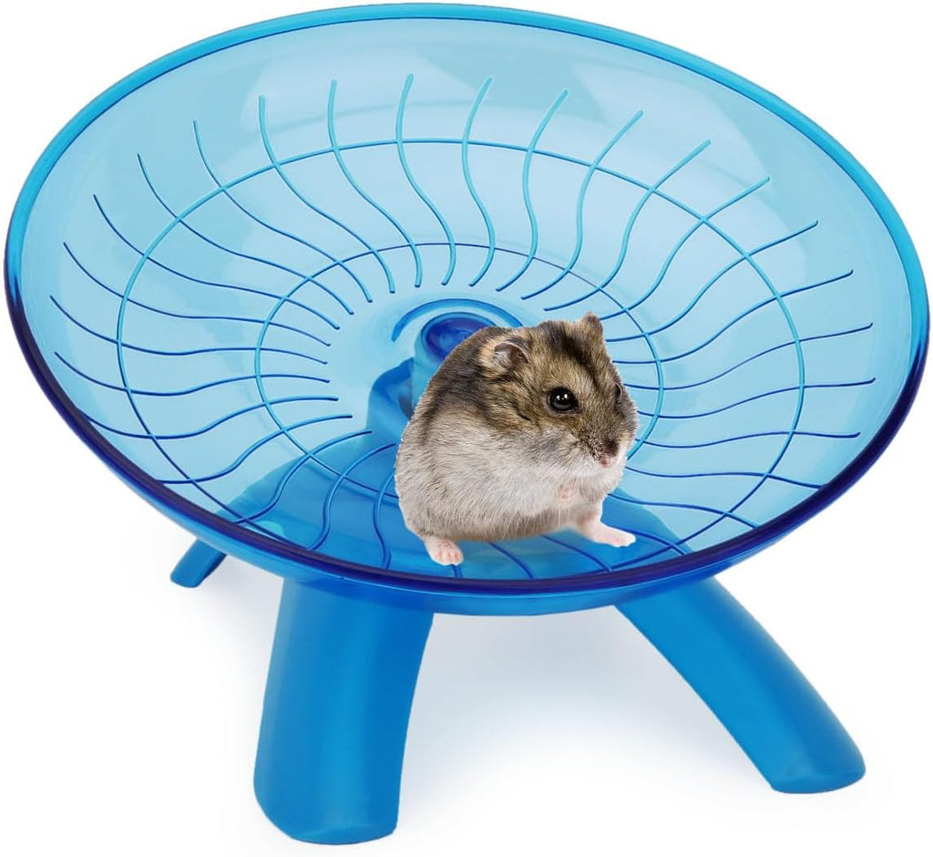 Silent Hamster Exercise Running Wheel Flying Saucer, White