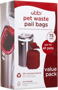 Ubbi Pet Waste Pail Bags, Cat Litter Box Cleaning Solution by Ubbi