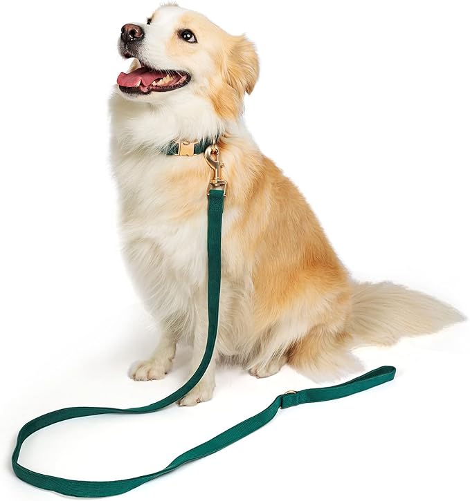Soft Cotton Dog Collar with Metal Buckle Adjustable Heavy Duty Comfy Corduroy - Image 5