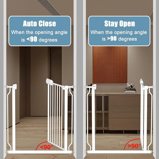 Extra Wide Baby Gates 48-53 Inch Child Dog Pet Gate Indoor Adjustable Safety - Image 5