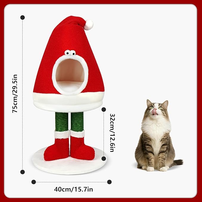 Cat Bed Scratching Post, Comes - Image 2