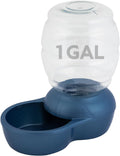 Petmate Replendish Gravity Waterer with Microban, 1 Gallon, Blue