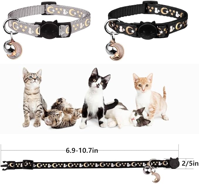 Baeuppit 2PCS Breakaway Cat Collars - Image 4