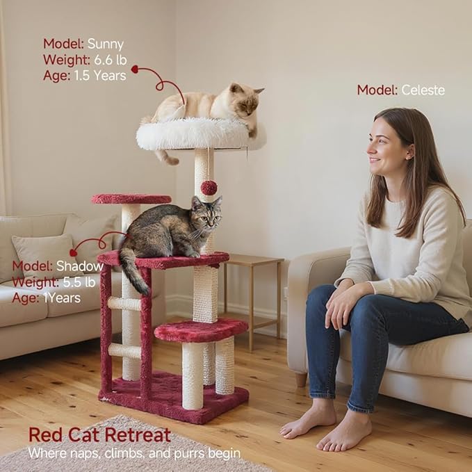 Cat Tree, 37.4-Inch Cat Tower - Image 3