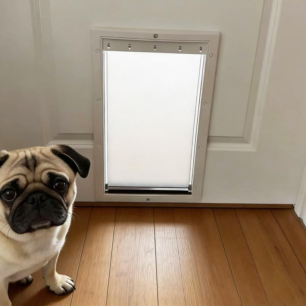 2Pack Pac11-11039 Large Dog Door Replacement Flaps , frosted clear