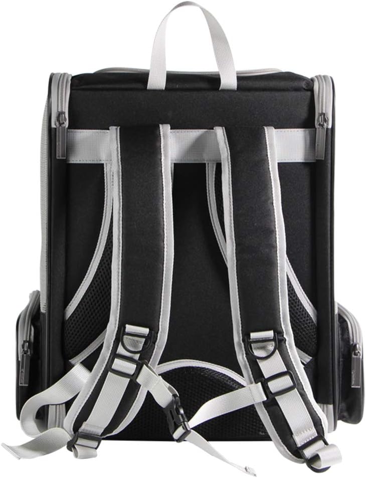 Cat Backpack Carrier, Upgraded with Side Access Pet Travel Backpack for Cat and Small Dogs, Fully Ventilated Mesh Breathable for Hiking Camping, Airline Approved