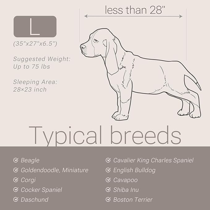 Soft Touch Orthopedic Dog Bed for Large Dogs - Image 8