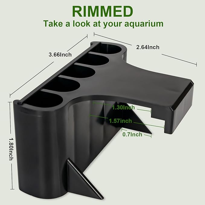 2 PCS Aquarium Plant Holder Top Hanging Fish Tank Plant Pot Aquarium Planter - Image 5
