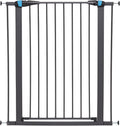 Midwest 39" Steel Dog Gate with Glow Strips, Graphite