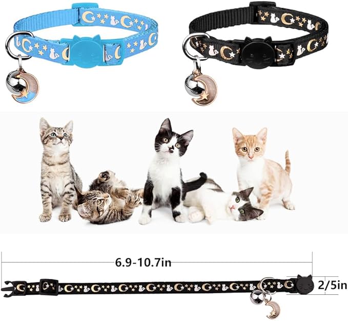 Baeuppit 2PCS Breakaway Cat Collars - Image 4