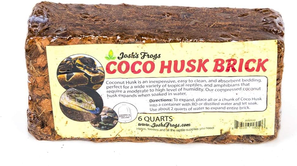 Josh's Frogs Coco Husk Brick, 6 Quarts