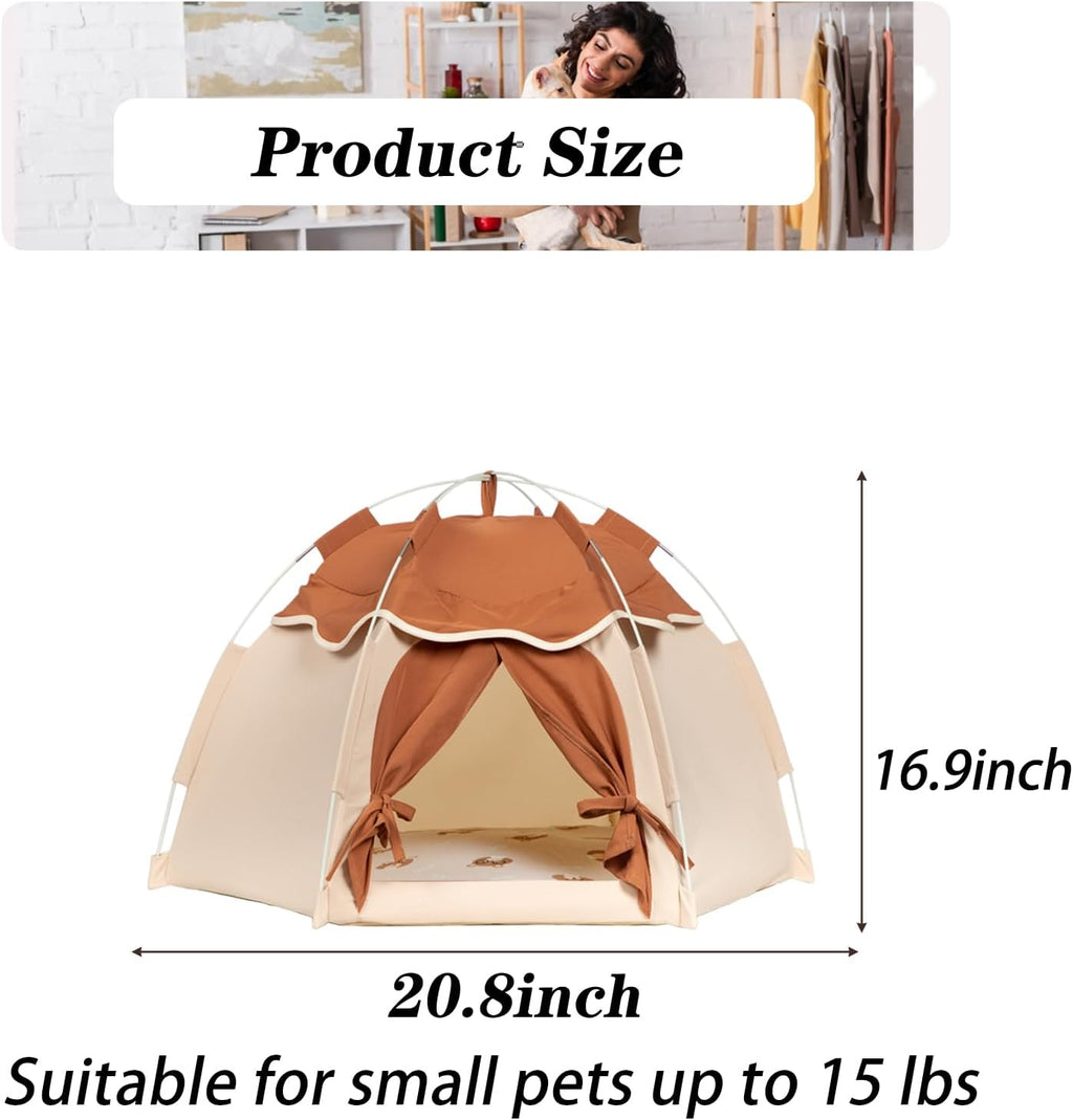 Gigreinc Cat Tent for Indoor, Indoor Dog House,Kitten Tent for Small Dogs