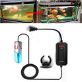 Aquarium UVC Clean Light Algae Clear Green Bloom Clean Fish Tank UVC Water Clean Lamp for Sump Pond Filter Tank (3W with Timer)