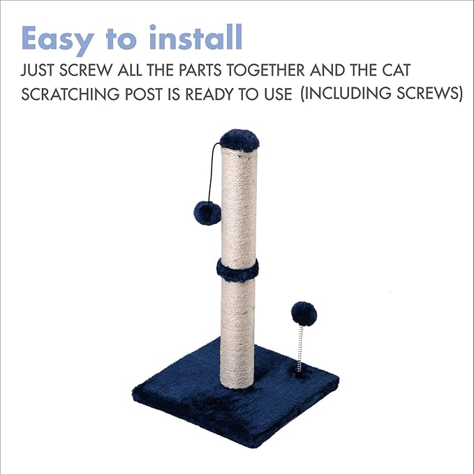 MECOOL Cat Scratching Post Premium Basics Kitten Scratcher Sisal Scratch Posts - Image 7