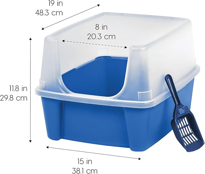 IRIS USA Large Cat Litter Box - Image 2