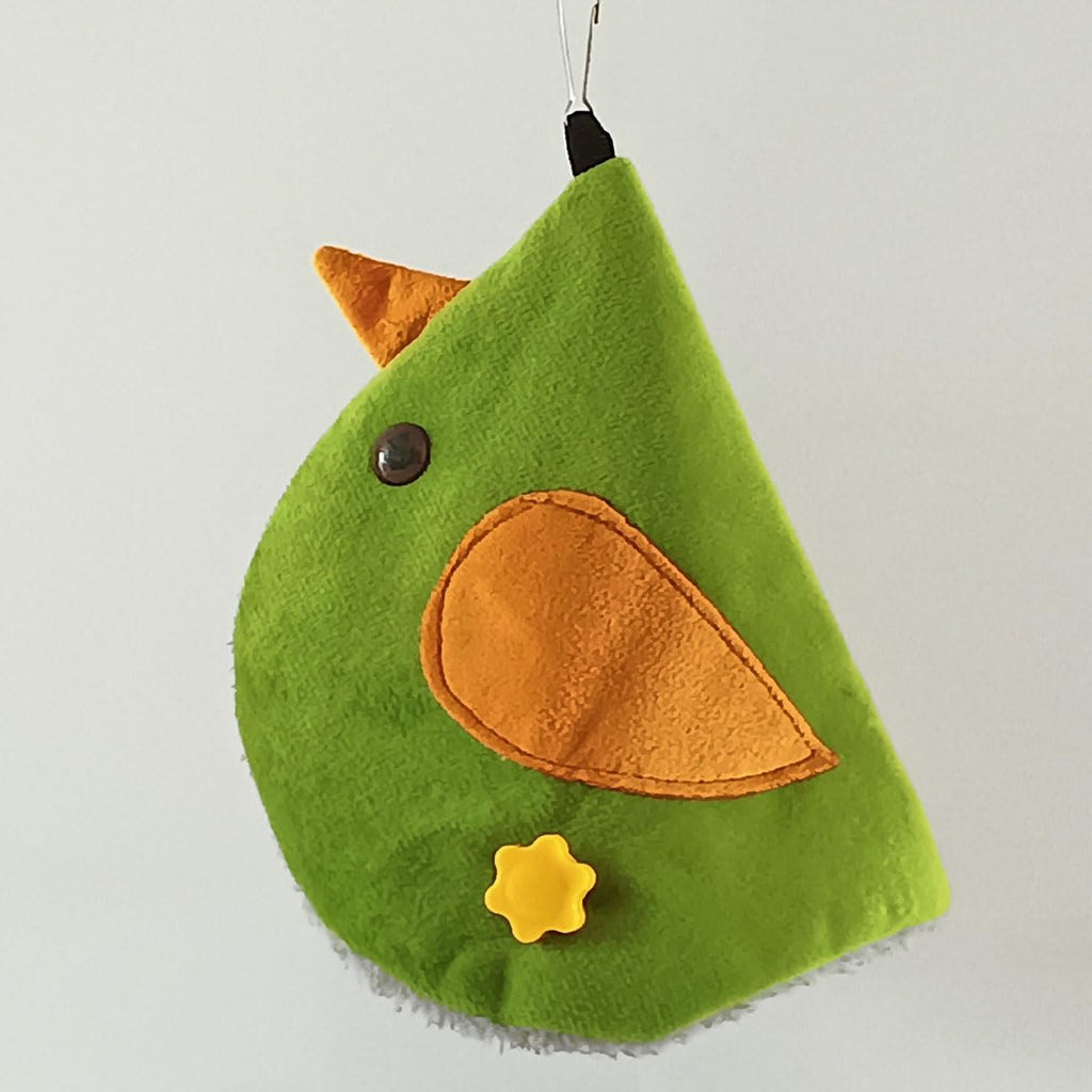 Bird Snuggle Tent - Hanging Sleeping Hut with Perches for Small Birds Parrot Parakeet Cockatiel Conure Budgie Finch Quaker
