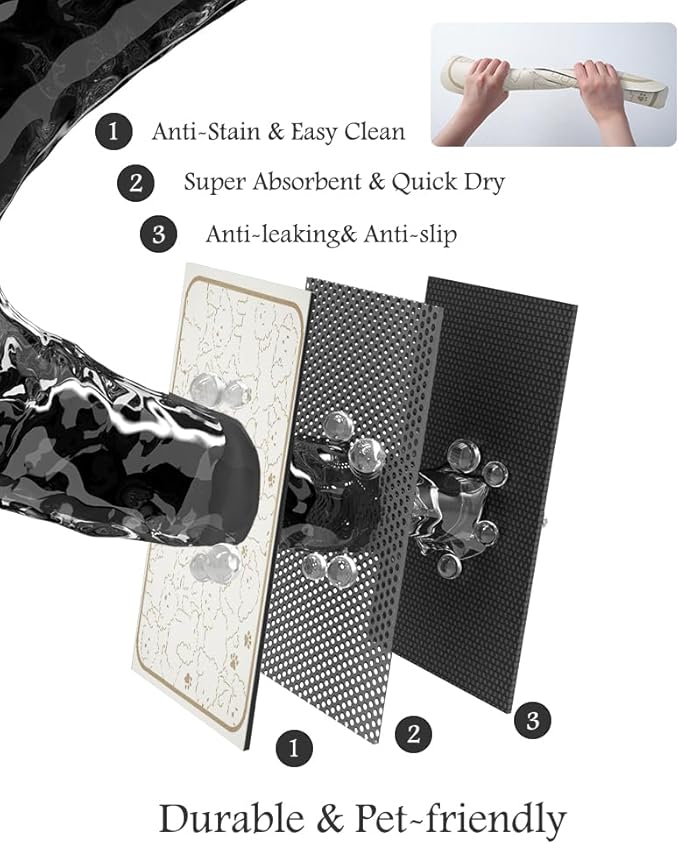 Pet Feeding Mat-Absorbent Dog Mat - Image 6