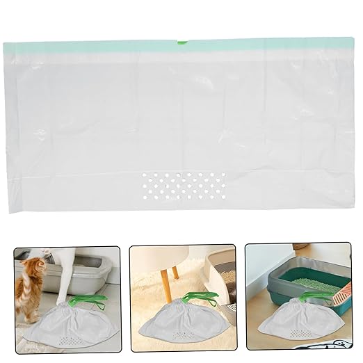 7pcs Cat Litter Filtering Bag White Cat Waste Filter Pouch - Image 8