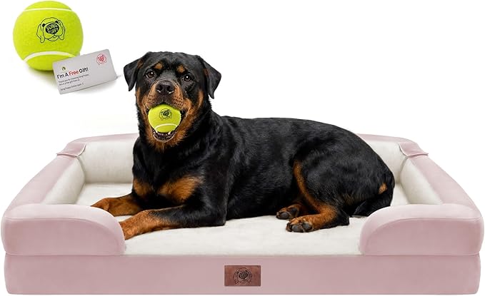Orthopedic Dog Bed for Extra Large Dogs, XXL Waterproof Egg Crate Memory Foam by FollowSongPuppy