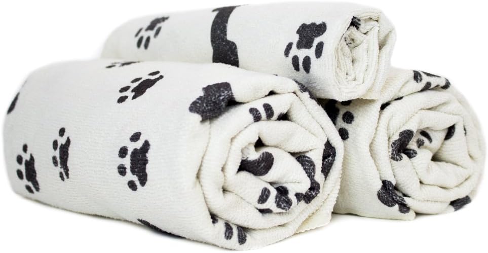 Zwipes 779 Microfiber 5-Pack Small Pet Cloths (Size: 16" x 16"), Soft Terry Drying Cleaning Towels