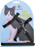 PUPTECK Adjustable Cat Harness and Leash Set Escape Proof Kitten Strap Collar by PUPTECK