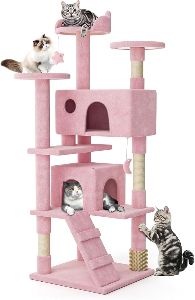 MoNiBloom 60 Inch Cat Tree Tower by Monibloom