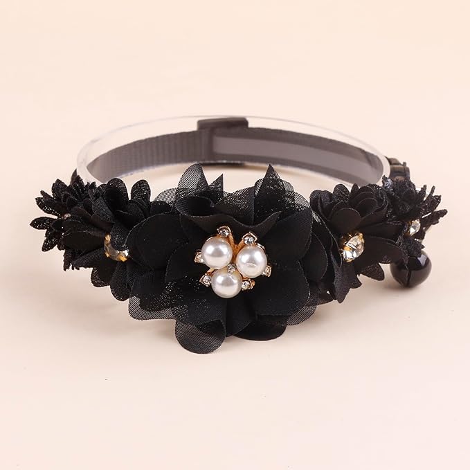 2 Pack Cat Collar Pink Floral - Image 4