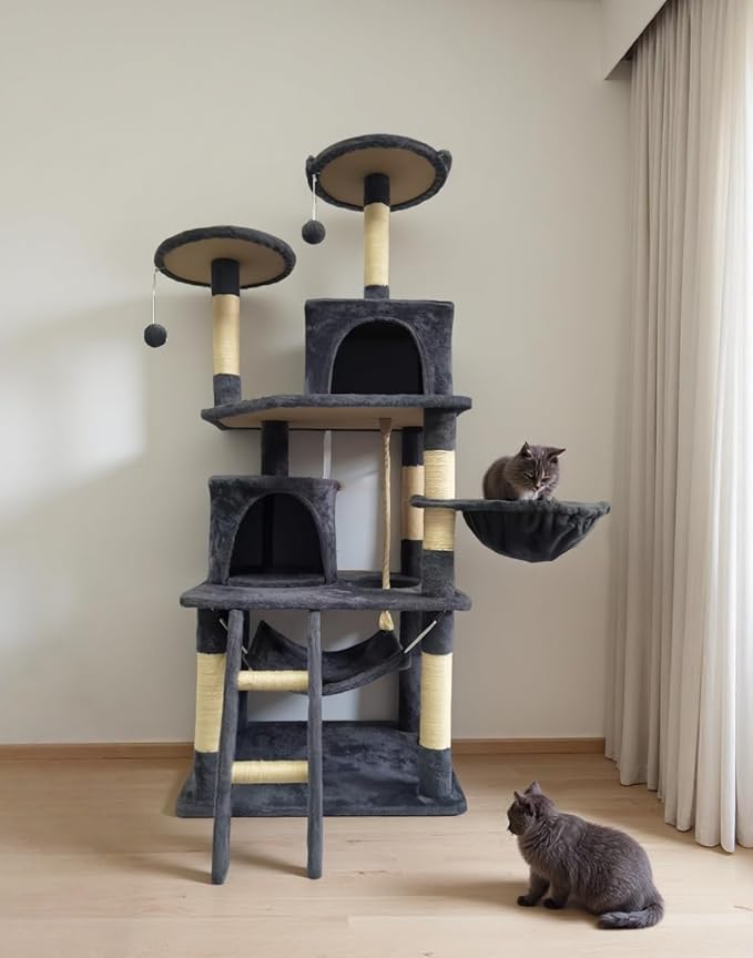 Cat Tree 60.63 inches Cat Tower - Image 7