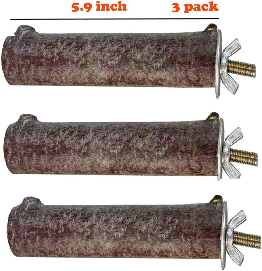 QBLEEV 3 PCS Hamster Chew Toys for Teeth, Chinchilla Cage Stick Accessories