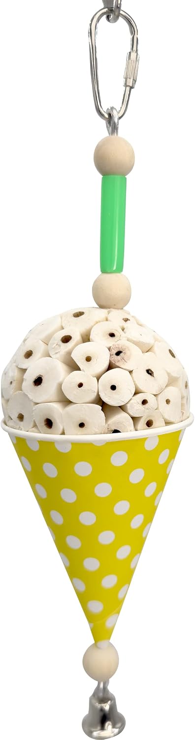 1556 Sola Snowcone - Shreddable Bird Foraging Toy