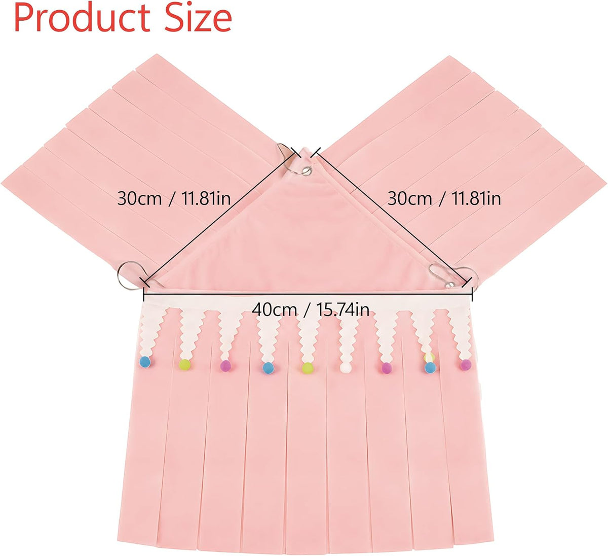 Corner Hamster Hideout, Space Saving Fleece Tent Bed for Wire Cage