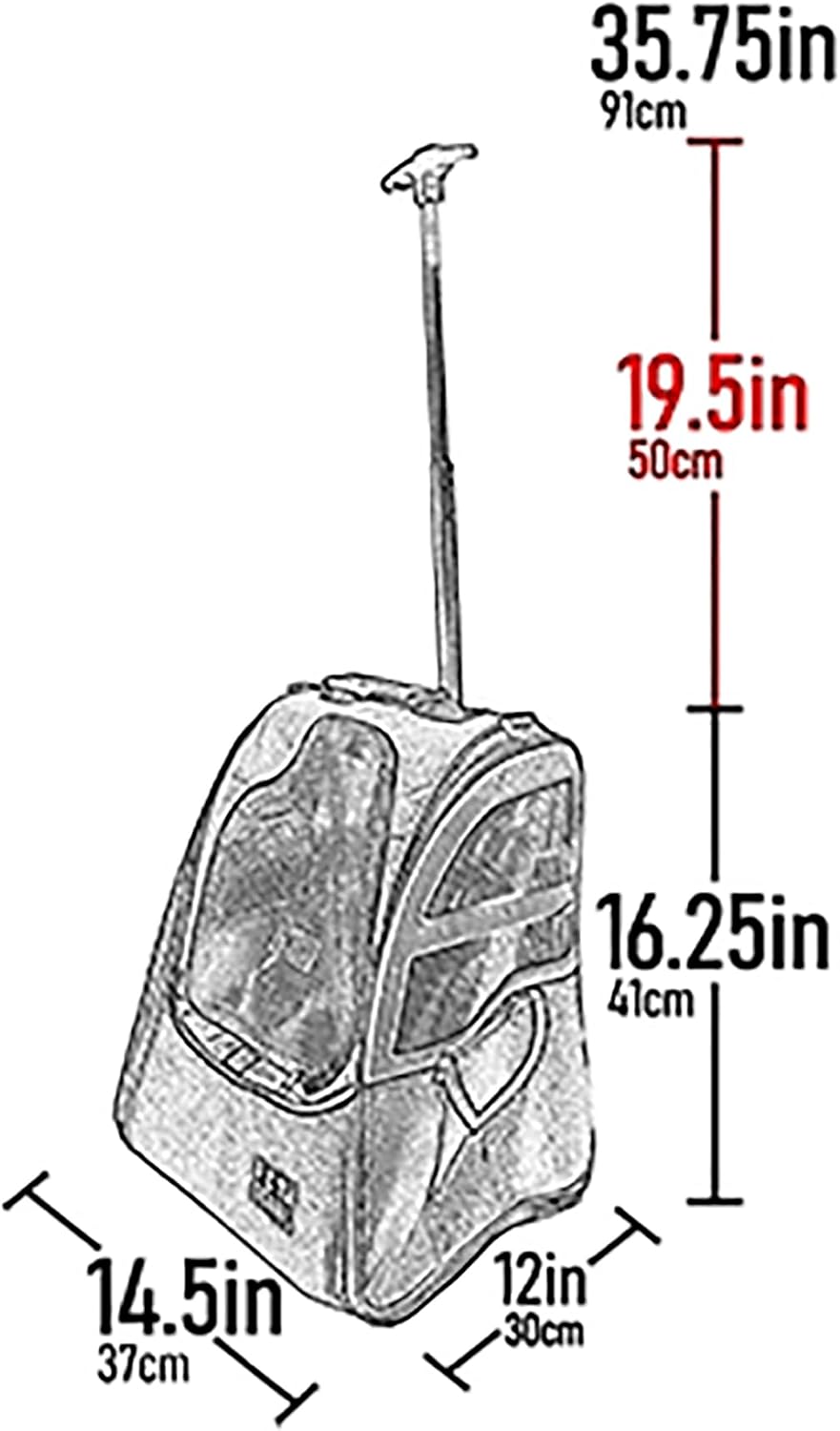 Pet Gear I-GO2 Roller Backpack, Large Traveler, Pink