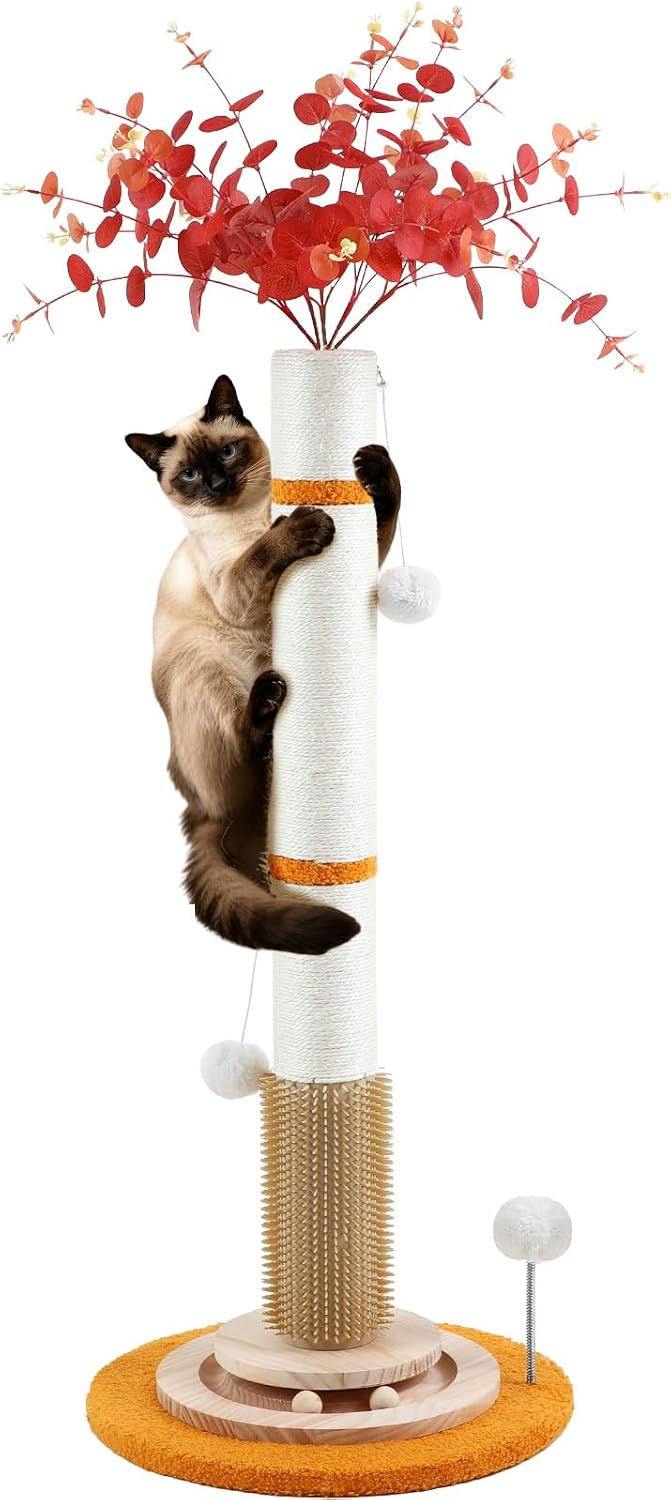 45'' Tall Cat Scratching Post Tree,Heavy Duty Scratcher for Indoor