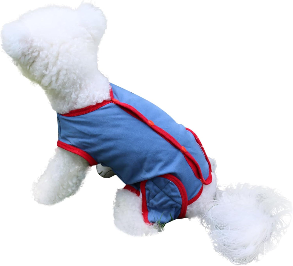 JoyDaog 2Pcs Dog Surgery Recovery Suit Substitute E-Collar & Cone,Recovery Onesie Puppy Surgical,Cat Recovery Shirt Dog Wounds Bandages Prevent Licking Dog,L