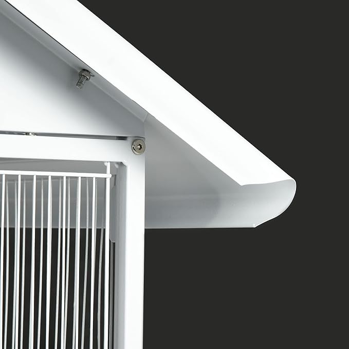 PawHut Wrought Metal Bird Cage Feeder - Image 9