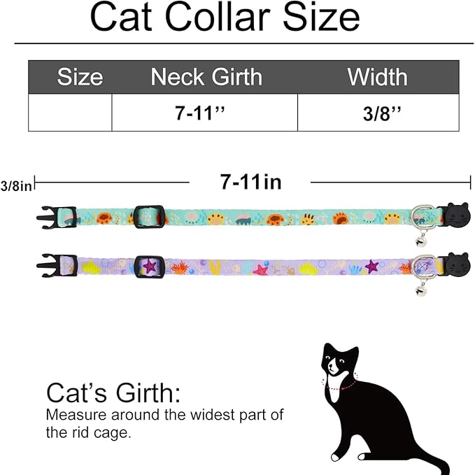 Cat Collar, 2 Pack Breakaway Collar - Image 4