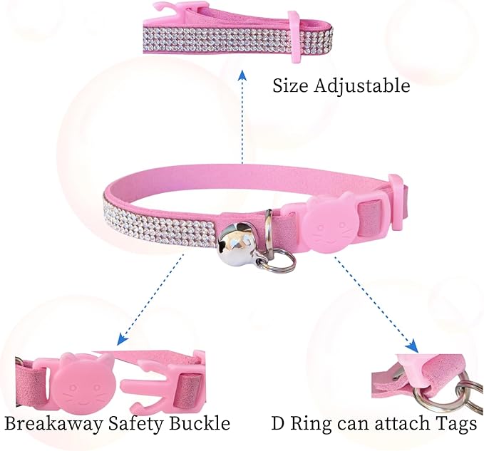 Rhinestone Cat Collar Breakaway - Image 2