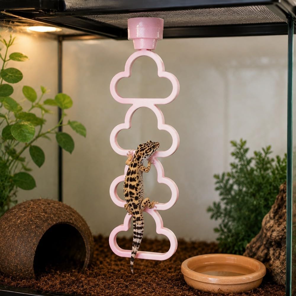 Crested Gecko Tank Accessories Magnetic Cloud Climbing Ledge 3D Printed
