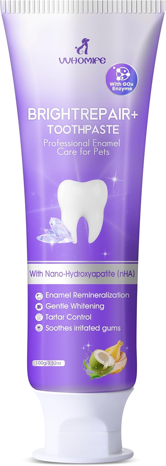 Nano-Hydroxyapatite Dog & Cat Toothpaste, Enamel Care, Coconut Oil, 3.52 oz