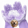 Cat & Dog Washing Gloves for Bathing – 2-in-1 Design Dog Scrubbing Gloves for by RZleticc