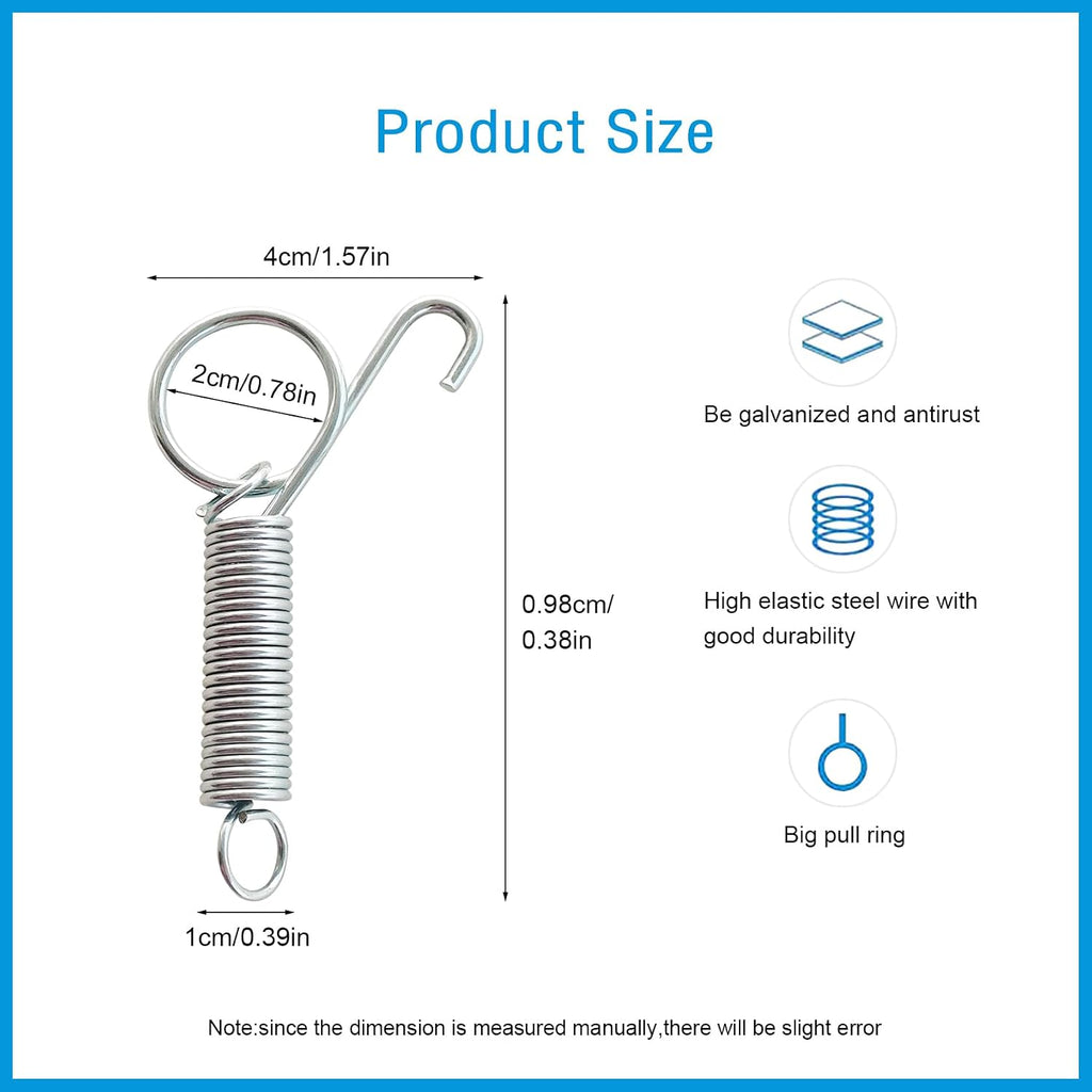Metal Automatic Rabbit Nipple Waterer Chicken Watering System Silicone Washers and Escape-Proof Cage Door Spring Latches for Small Pets