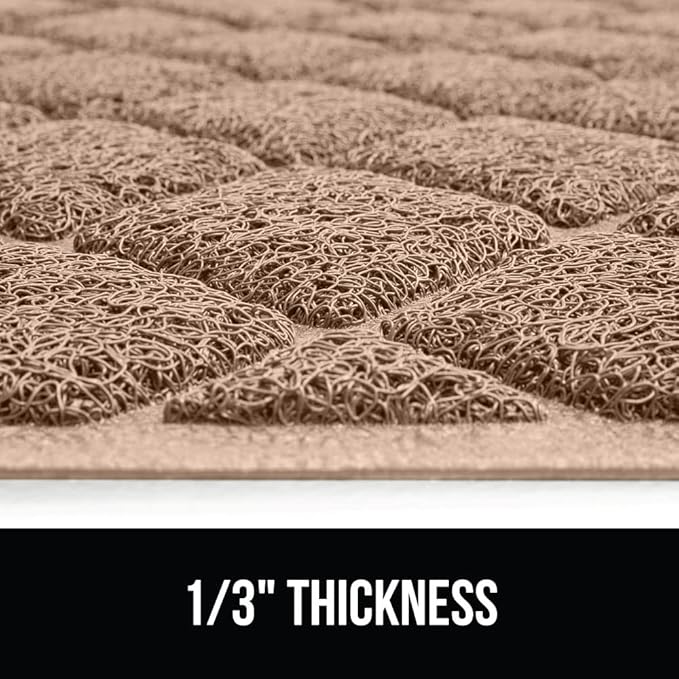 GORILLA GRIP Cat Litter Box Mat, 35x23 2 Pack, Water Resistant, US Designed - Image 9