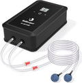 fishkeeper Aquarium Air Pump, Dual Outlet Oxygen Pump with 2 Air Stone