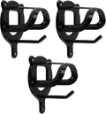 Semetall Horse Bridle Rack,3Pcs Black