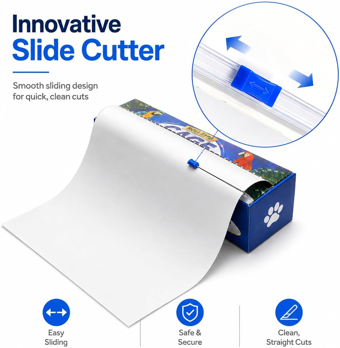 Disposable Bird Cage Liners with Slide Cutter