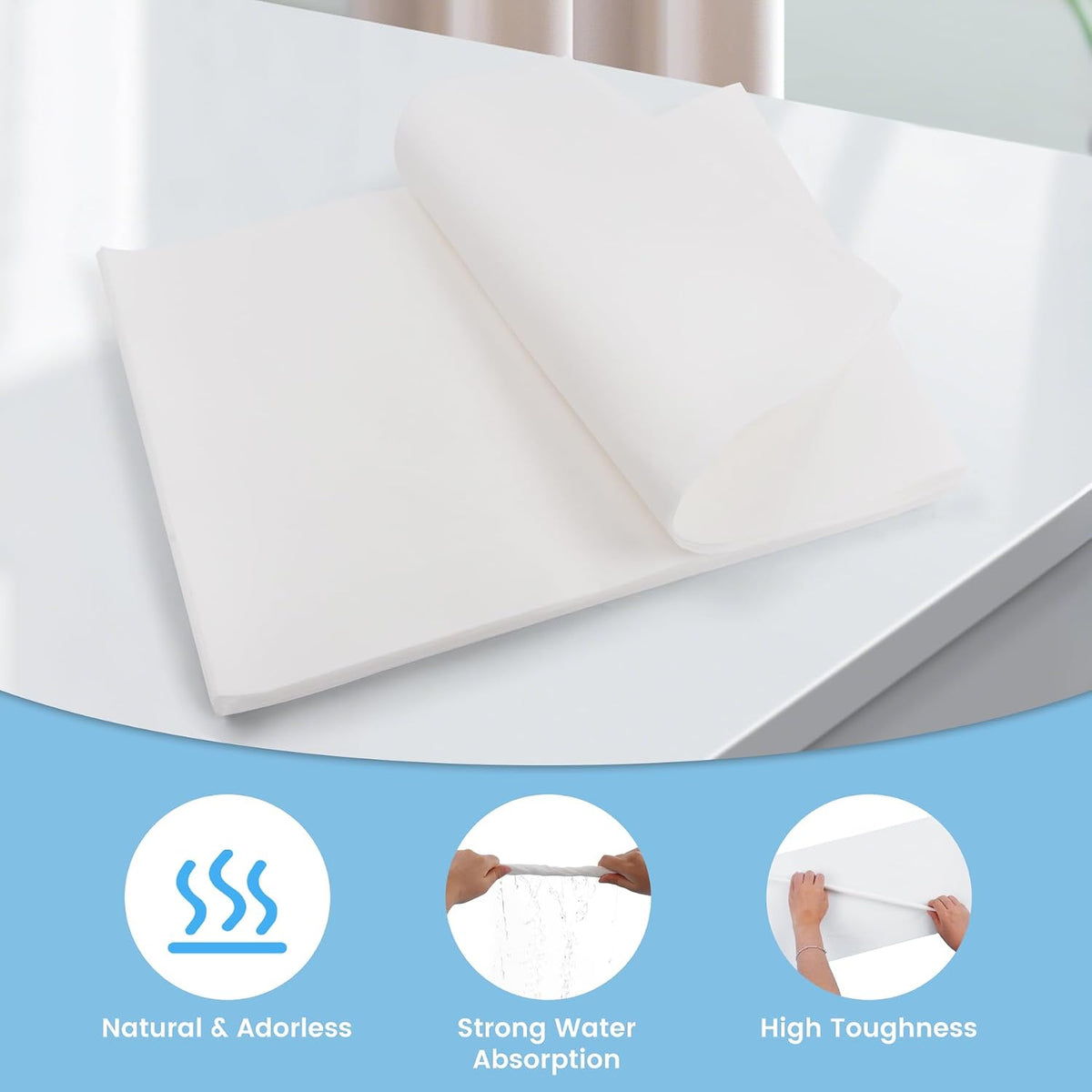 17.7x13.8in Bird Cage Liners,100 Sheets Pre-Cut Cage Tray Pads