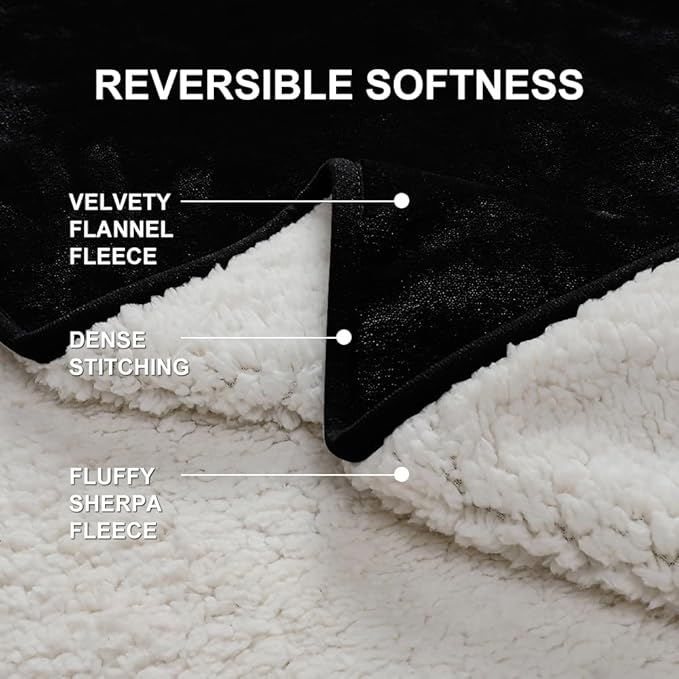 Waterproof Blanket for Couples – Ideal for Couch & Bed Splash Proof Sherpa Throw - Image 6