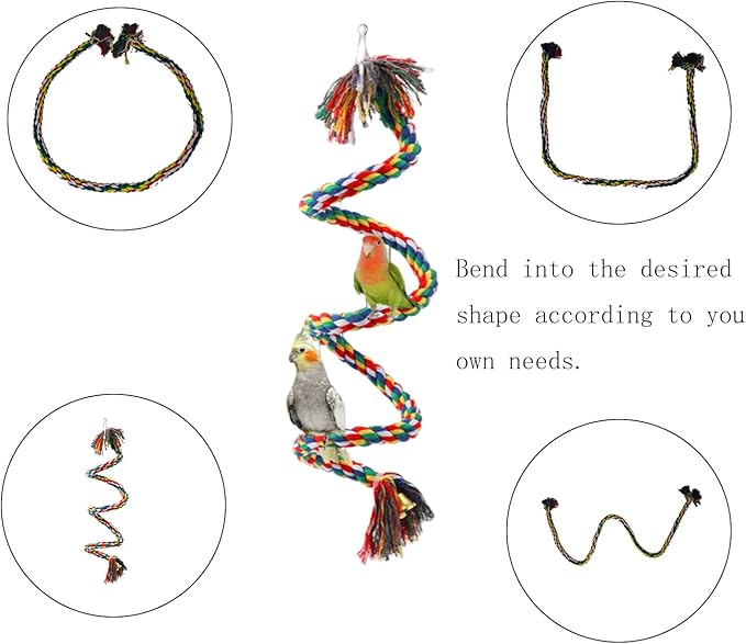 Bird Rope Perch, Birds Perch, Bird Perches - Image 3