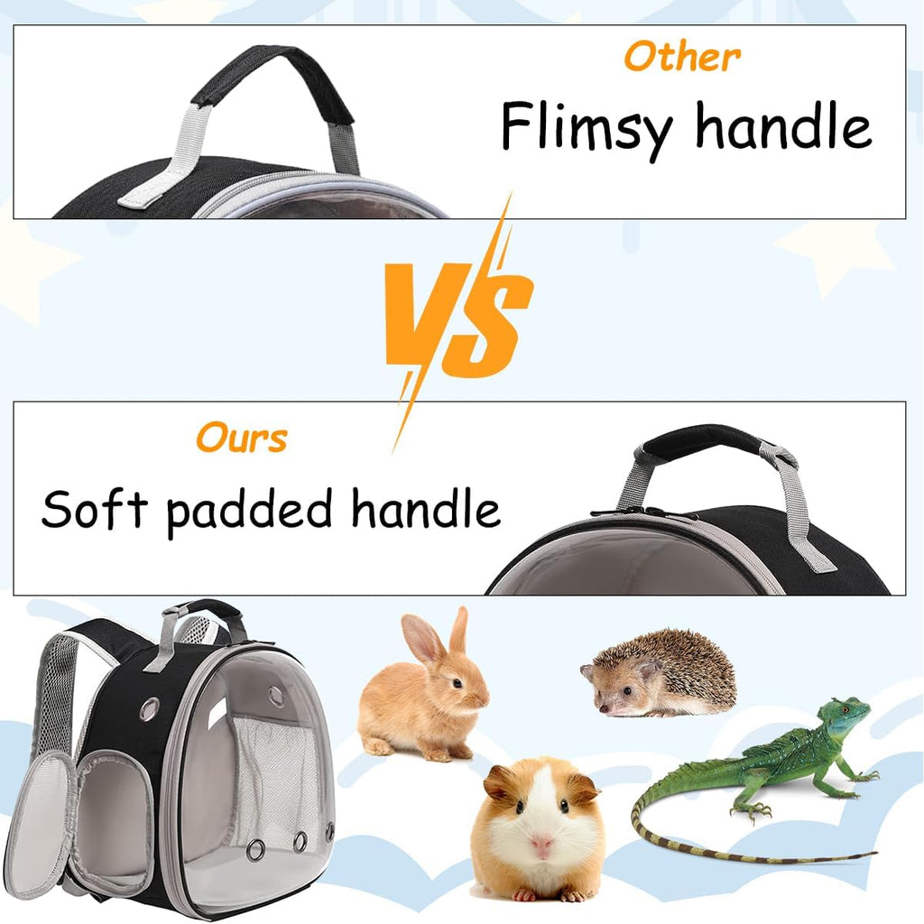 2-Pack Guinea Pig Carrier Backpack and Playpen Set - Breathable Pet Playpen Pop Open Outdoor/Indoor Exercise Fence, Portable Small Animal Backpack for Bearded Dragon, Rabbits, Hamster, Chinchillas
