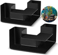 Nuanchu 2 Pcs Aquarium Underground Tunnel, Dual-Entrance Fish Hideout Cave